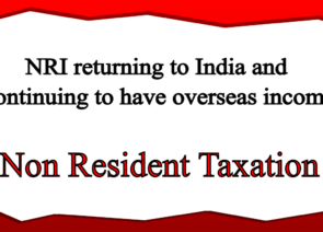 NRI returning to India and continuing to have overseas income