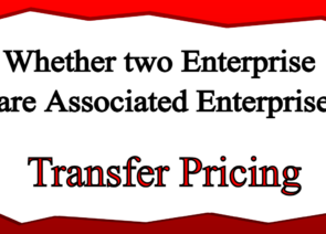 Whether two Enterprise are Associated Enterprise