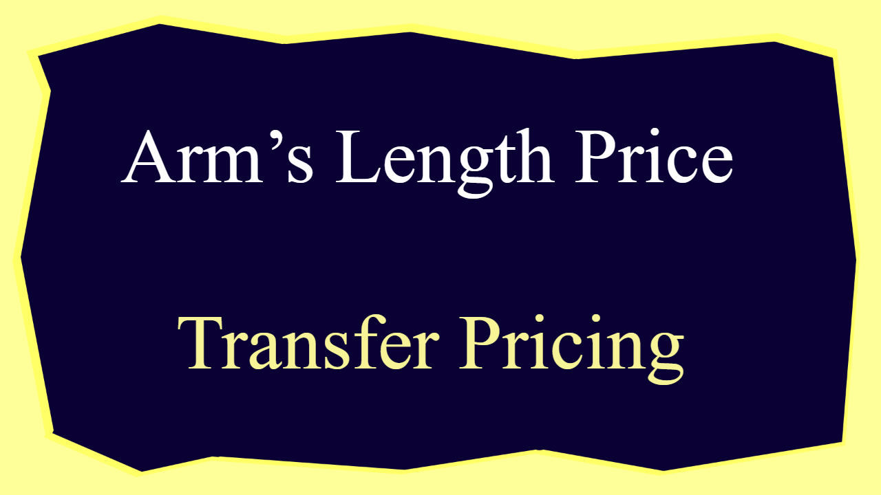 Arm’s Length Price