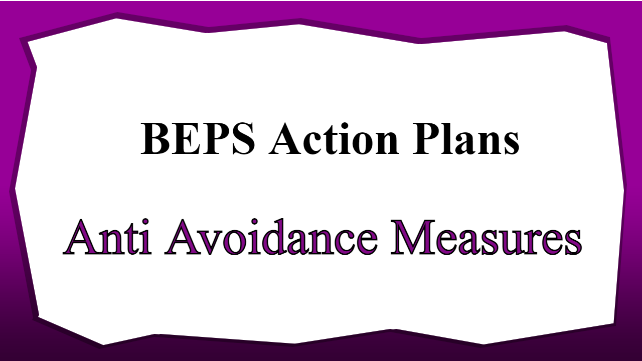 BEPS Action Plans