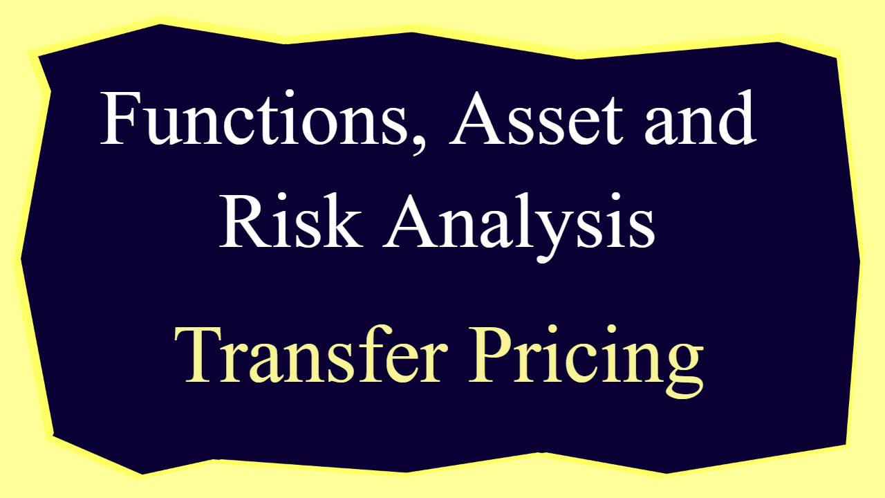Functions Assets and Risks Analysis