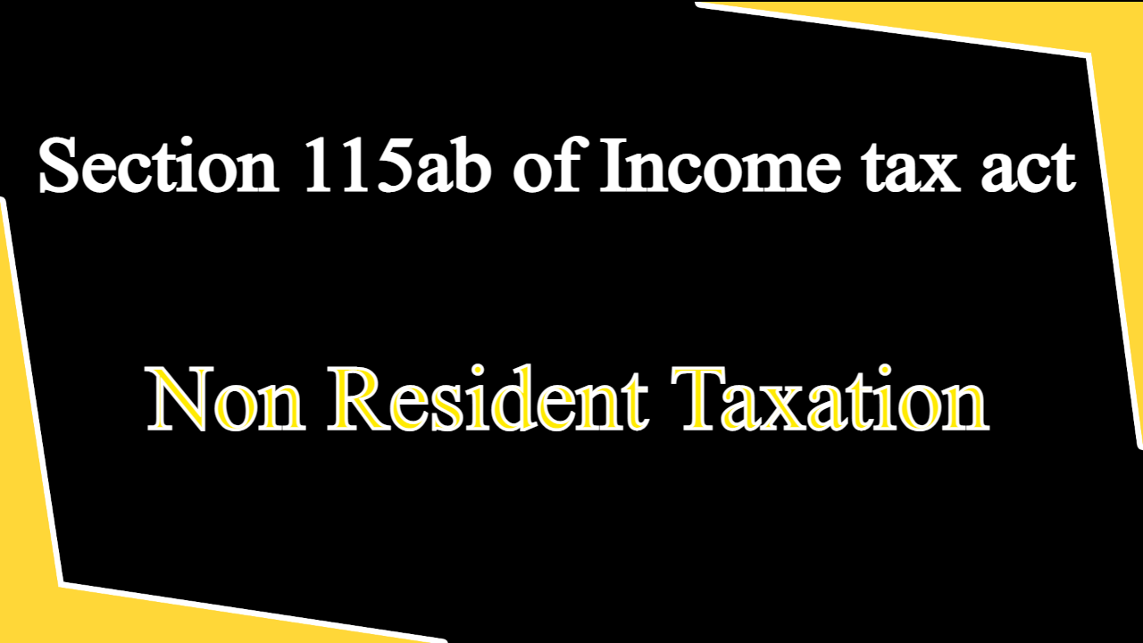 Section 115ab of Income tax act