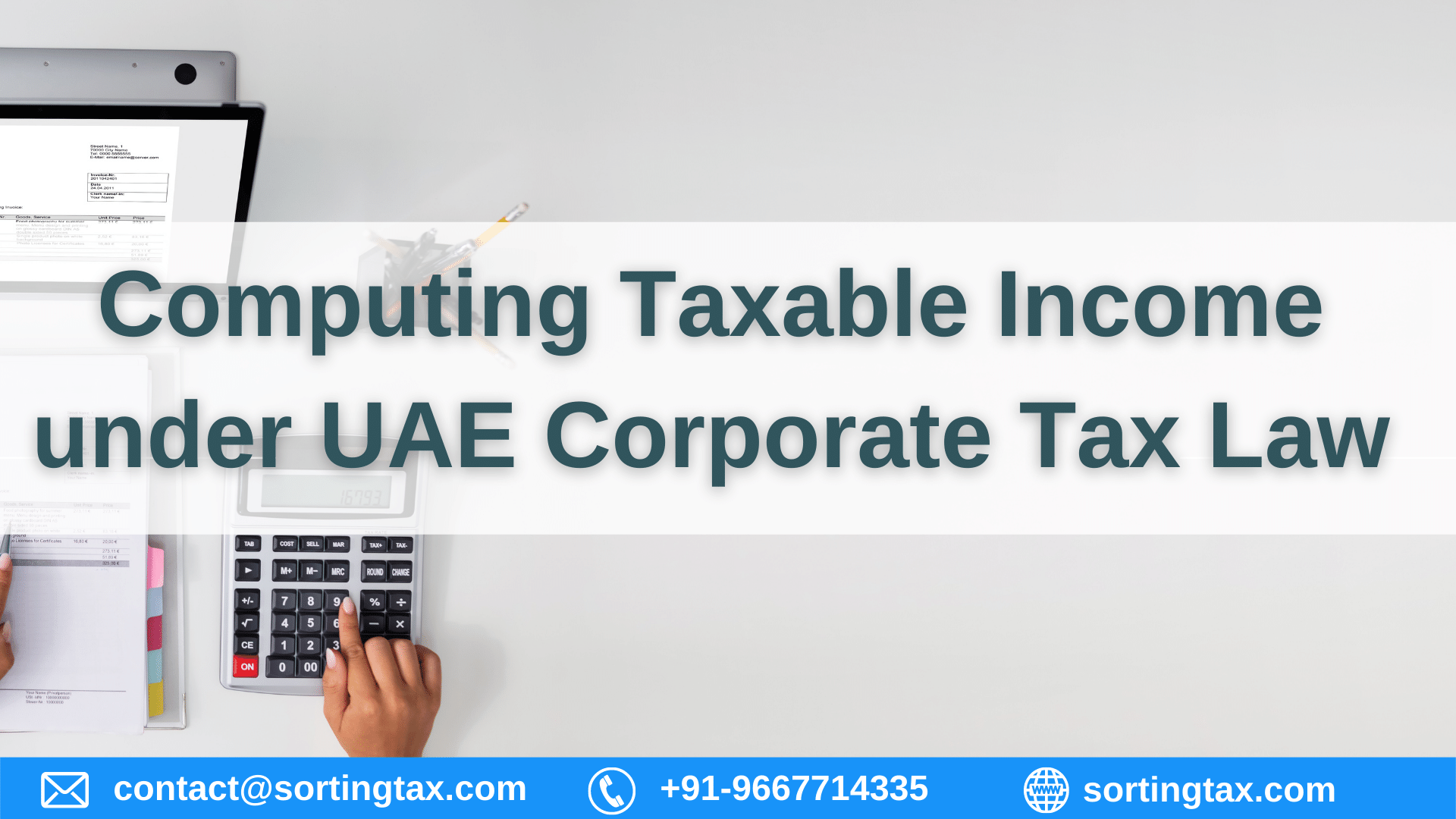 Computing Taxable Income under UAE Corporate Tax Law