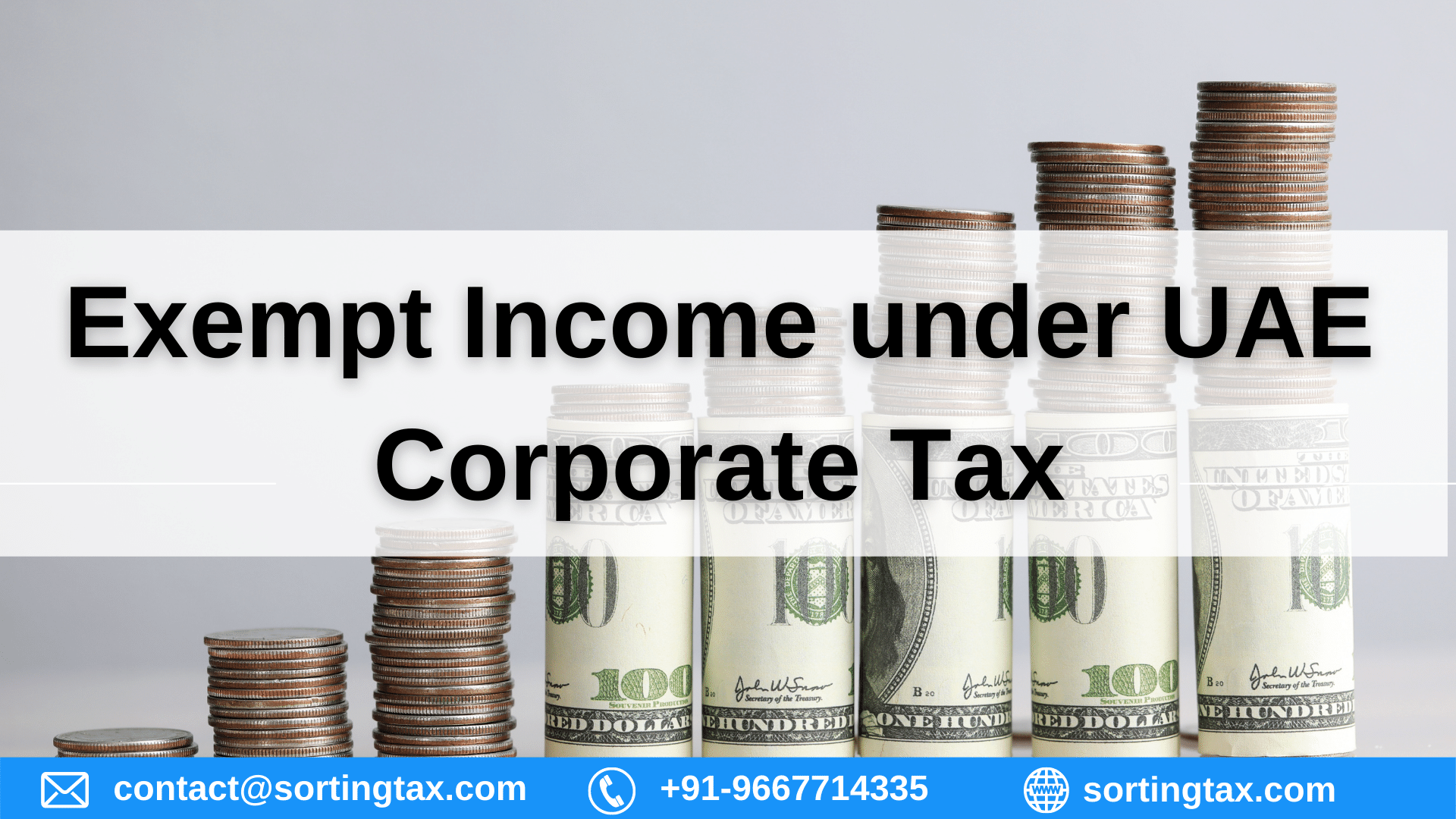 Exempt under UAE Corporate Tax Sorting Tax