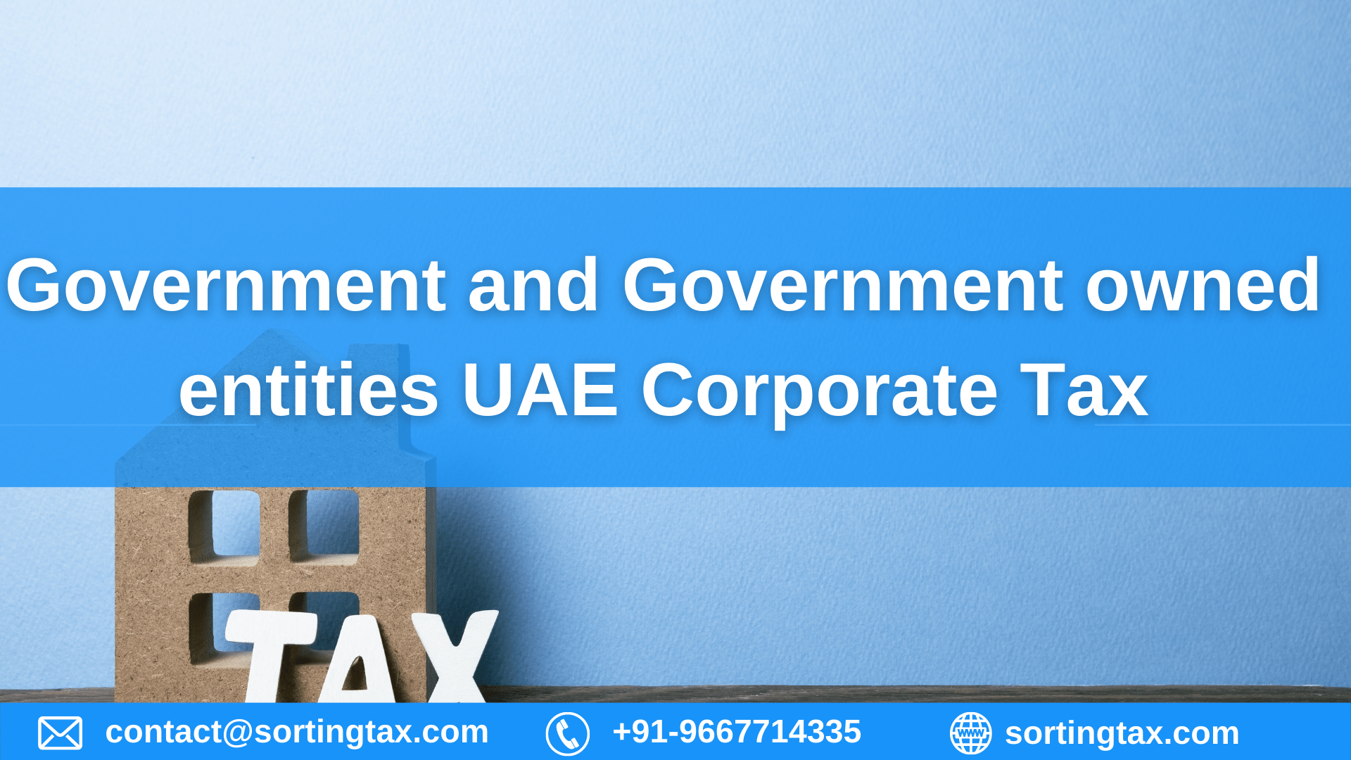 Government and Government owned entities UAE Corporate Tax