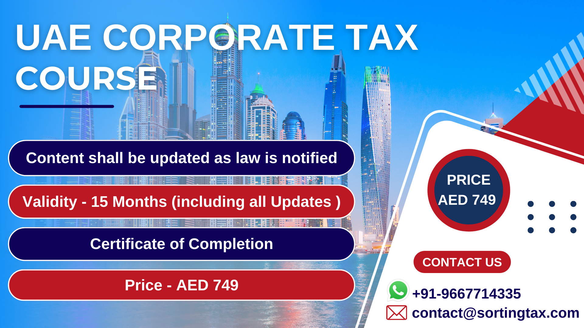 UAE Corporate Tax Course