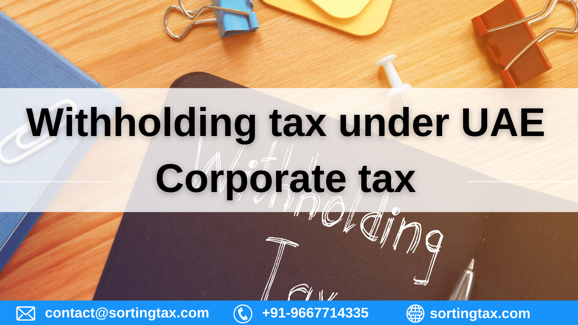 Withholding tax under UAE Corporate tax