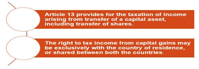 Article 13 Capital Gain