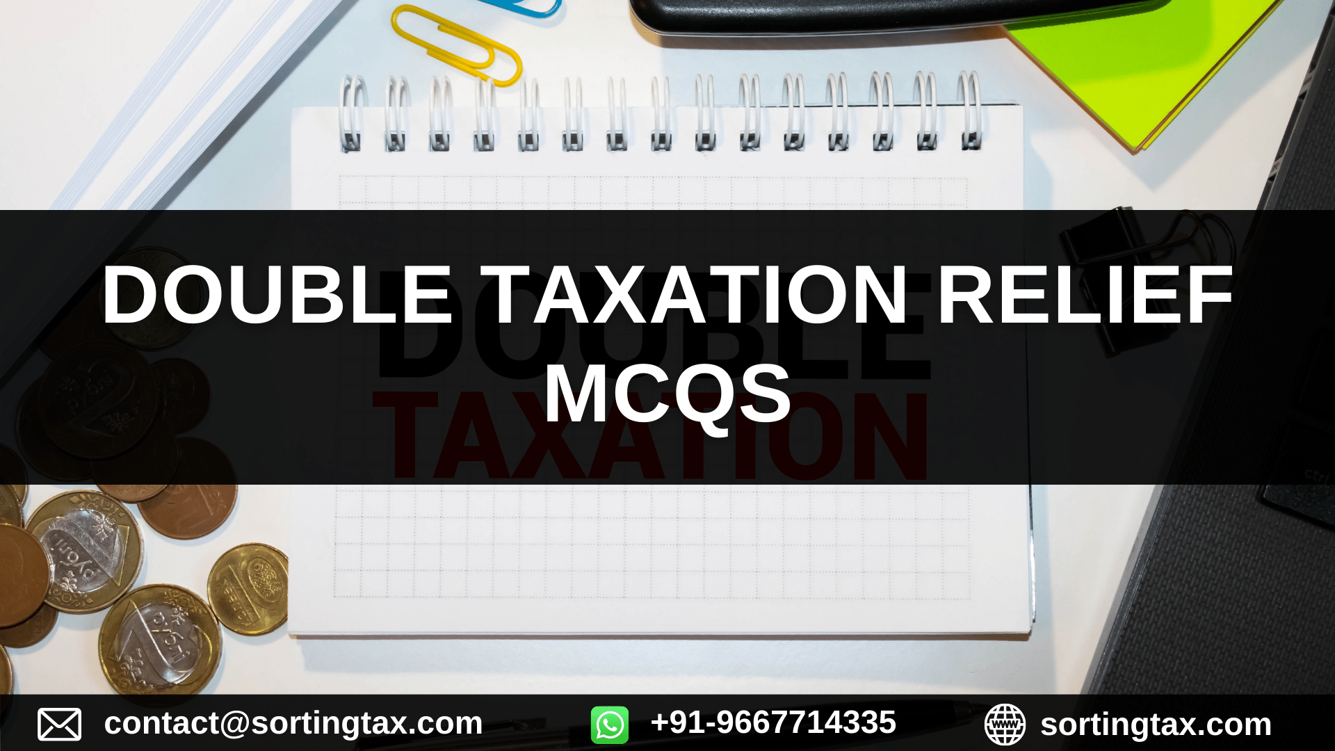 Double Taxation Relief MCQ - International Taxation