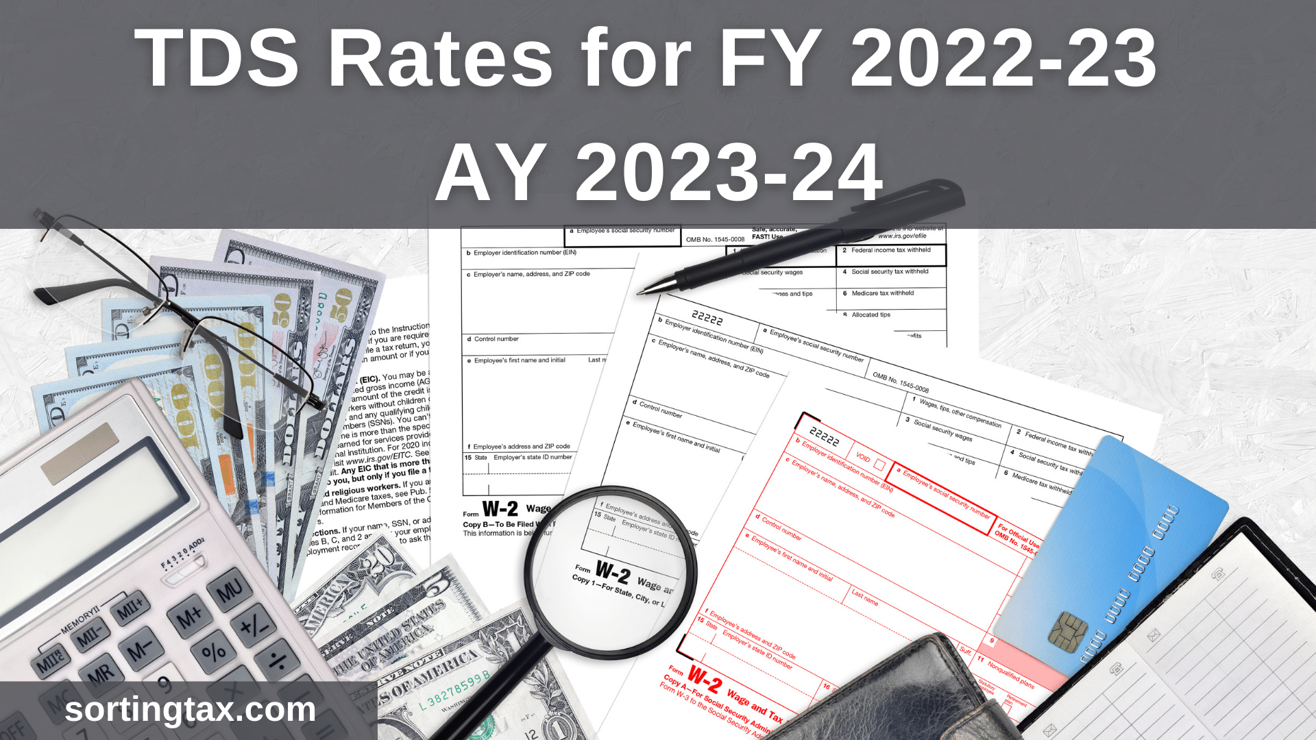 TDS Rates for FY 2022-23 AY 2023 24