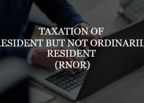 Taxability of Income in the hands of RNOR