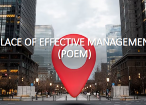 Meaning of Place of Effective Management (POEM)